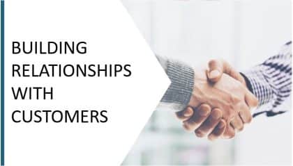 building relationships with customers