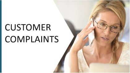 customer complaints