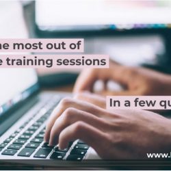Get the most out of online training sessions
