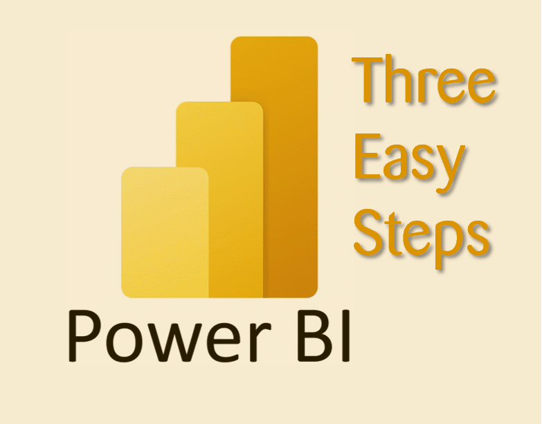 PowerBI 3 easy steps